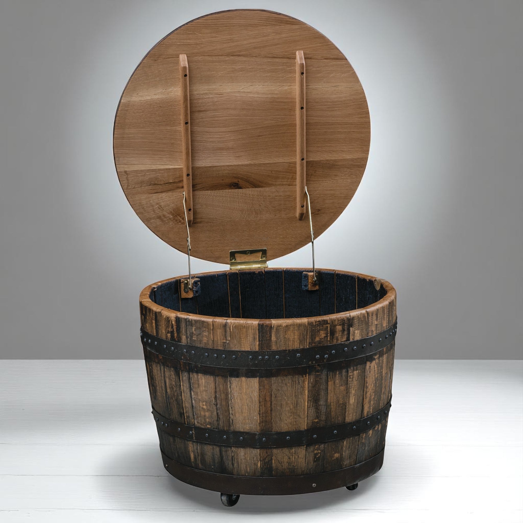 1773 Boston Harbor Half Barrel Chest (Lift-Top)