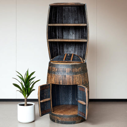 1773 Boston Harbor Barrel Hutch (Locking Base)