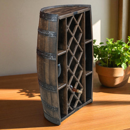 1773 Boston Harbor Full Barrel Wine Rack