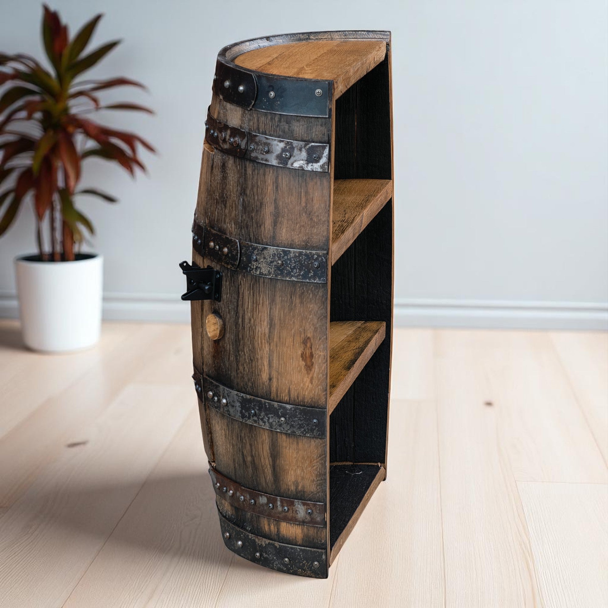 1773 Boston Harbor Medium Half Barrel Shelf (Locking)