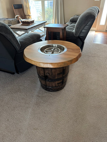 1773 Boston Harbor Full Barrel Fire Pit (Storage Base)