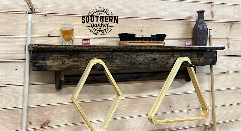 1773 Billiards Game Shelf