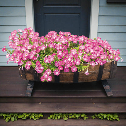 1773 Boston Harbor Half Barrel Planter