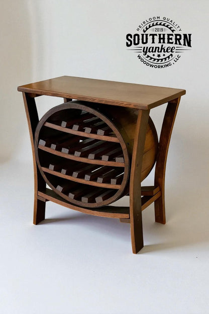 1773 Boston Harbor Barrel Wine Rack