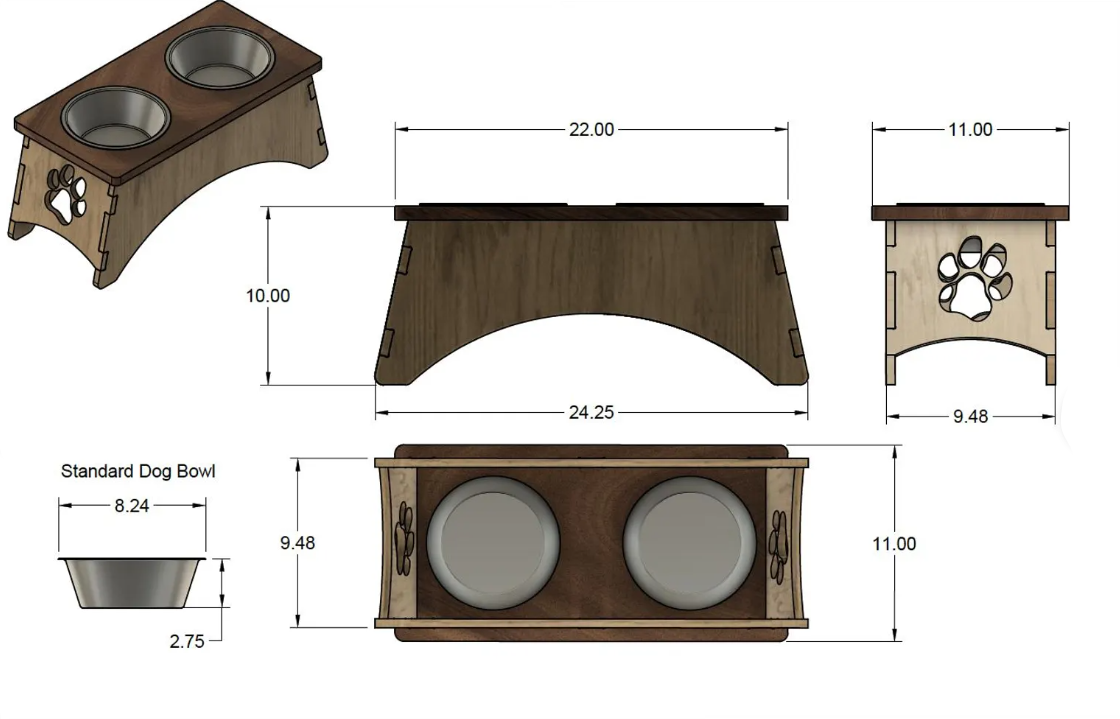 Modesto Pet Feeder