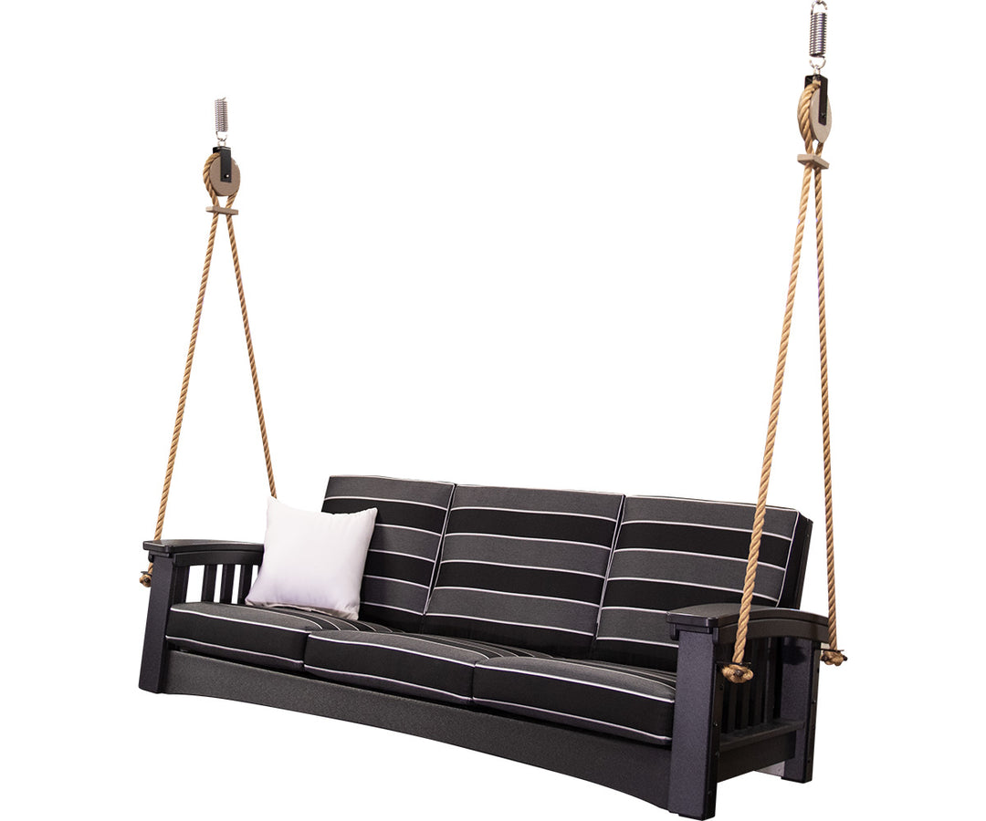 Mission style SOFA Swing-Poly