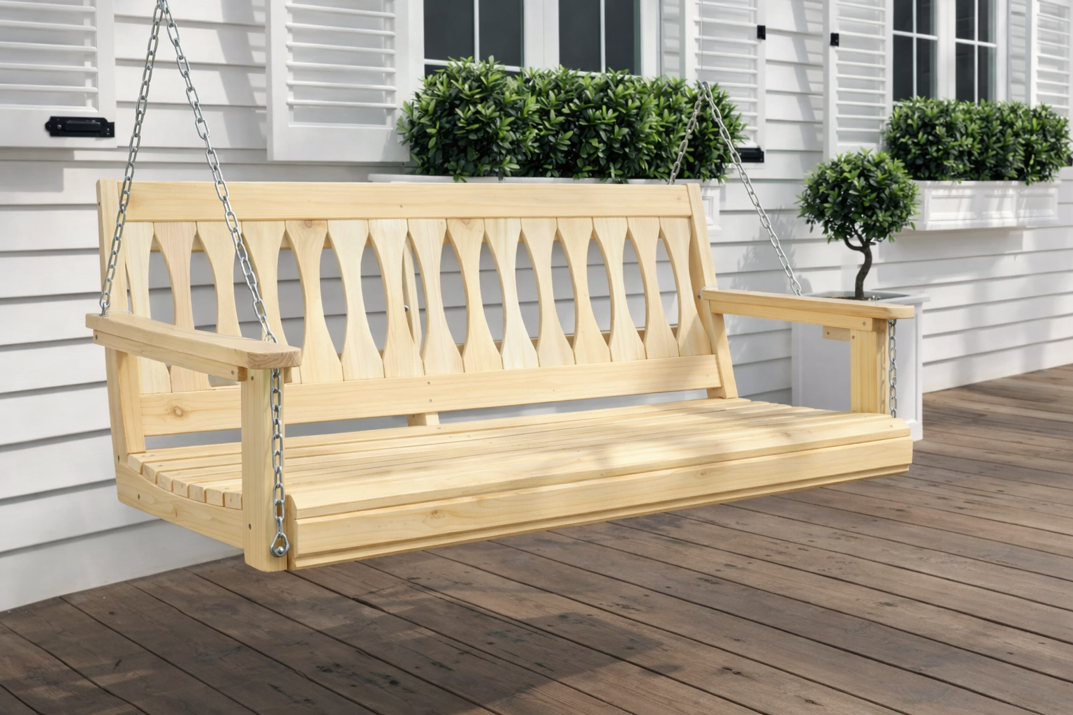 The Diamondback Porch Swing