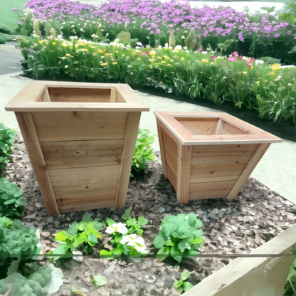 Tapered Planter Boxes