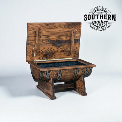 1773 Large Barrel Coffee Table (Flip Top)