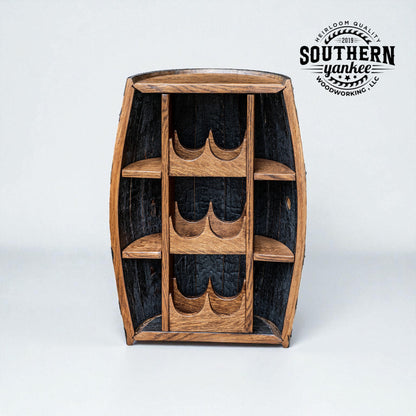 Lg Barrel -Full Barrel hutch w/ lazy suzan