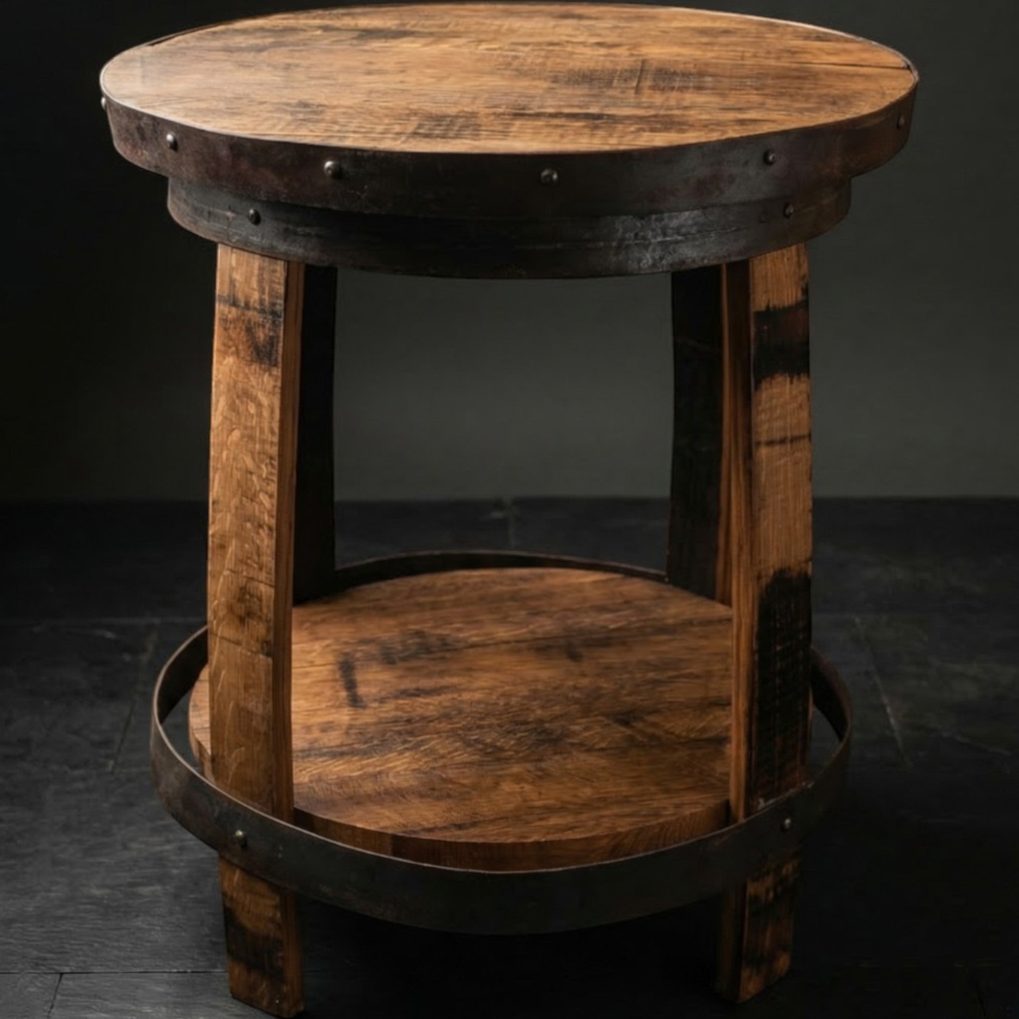 Cooperage barrel lid table