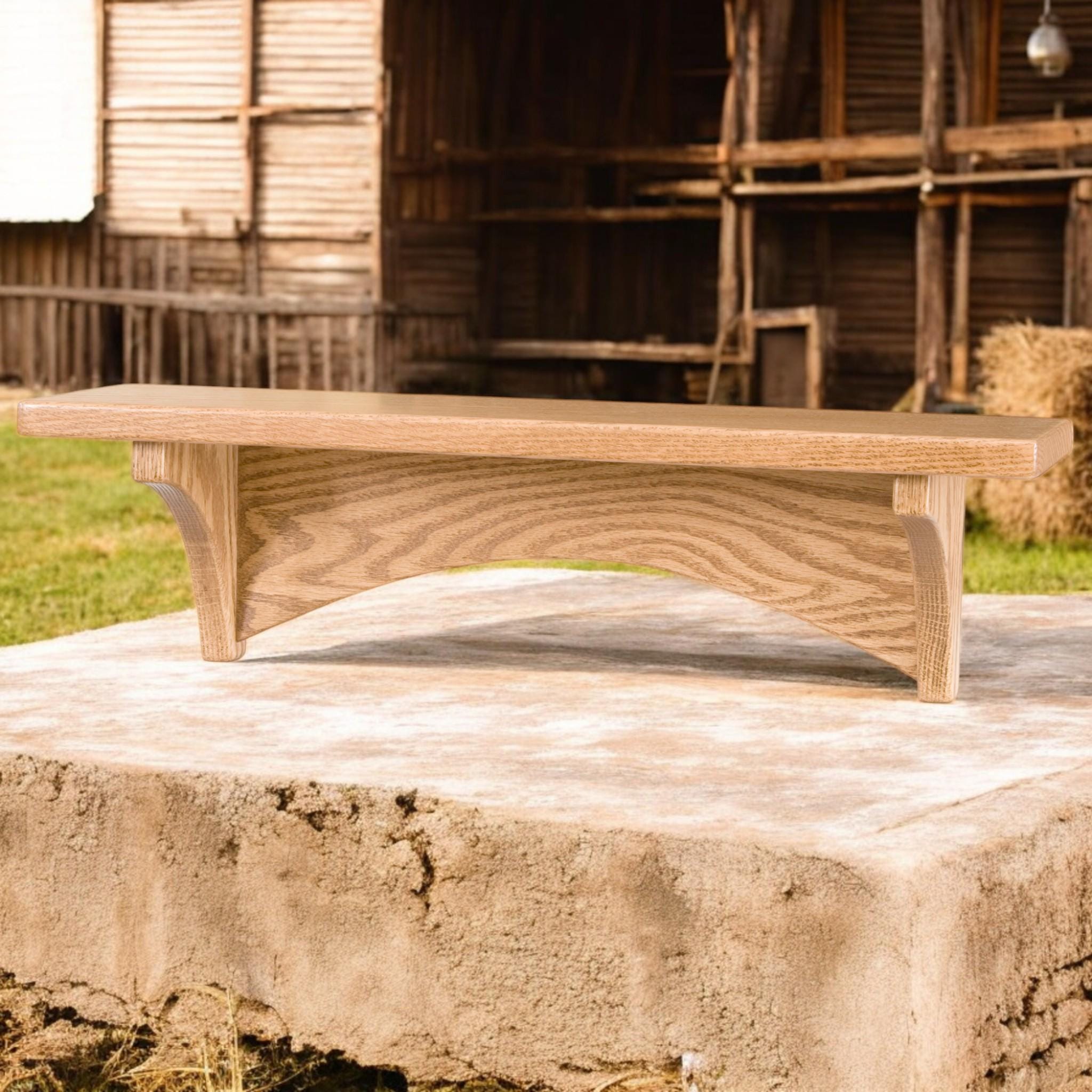 Hardwood Floating Shelves