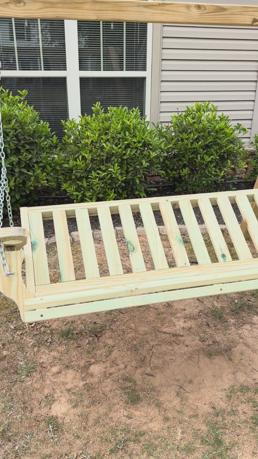 The Mission Porch Swing
