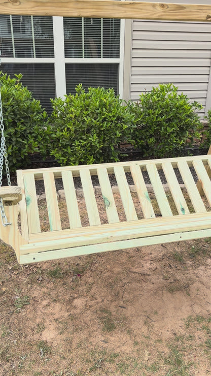 The Mission Porch Swing