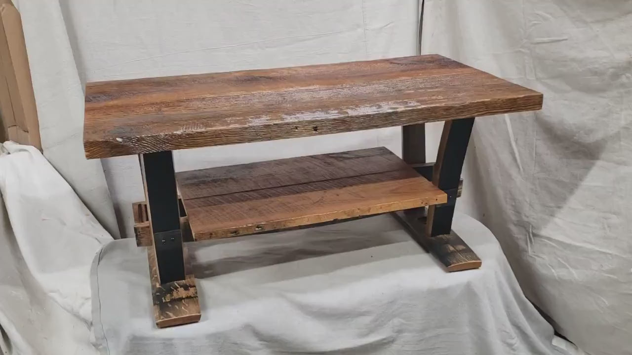 Load video: 1773 Stave Trestle Tables