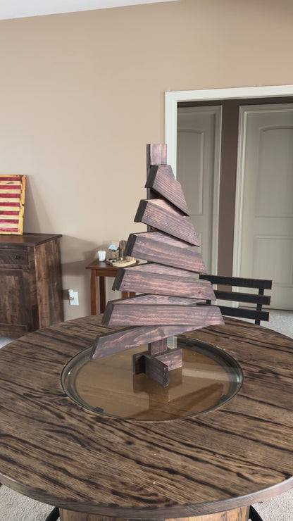 Rustic Wooden Christmas Tree