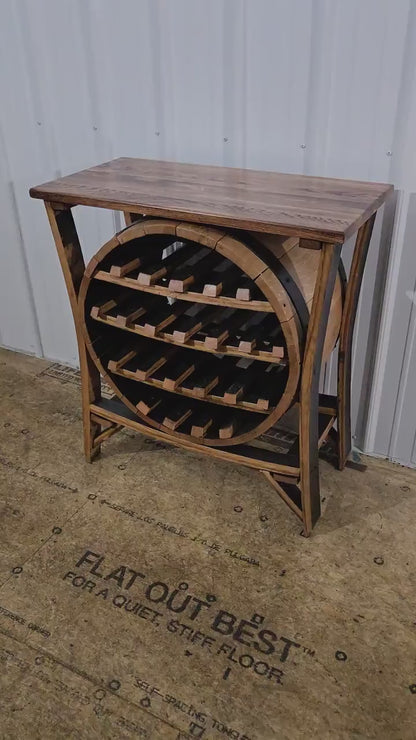 1773 Boston Harbor Barrel Wine Rack
